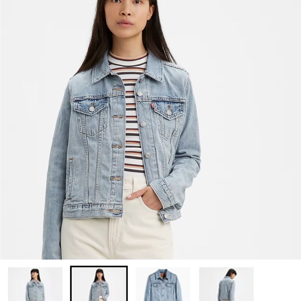 Levi’s classic trucker style jean  jacket.  Size small. Great condition